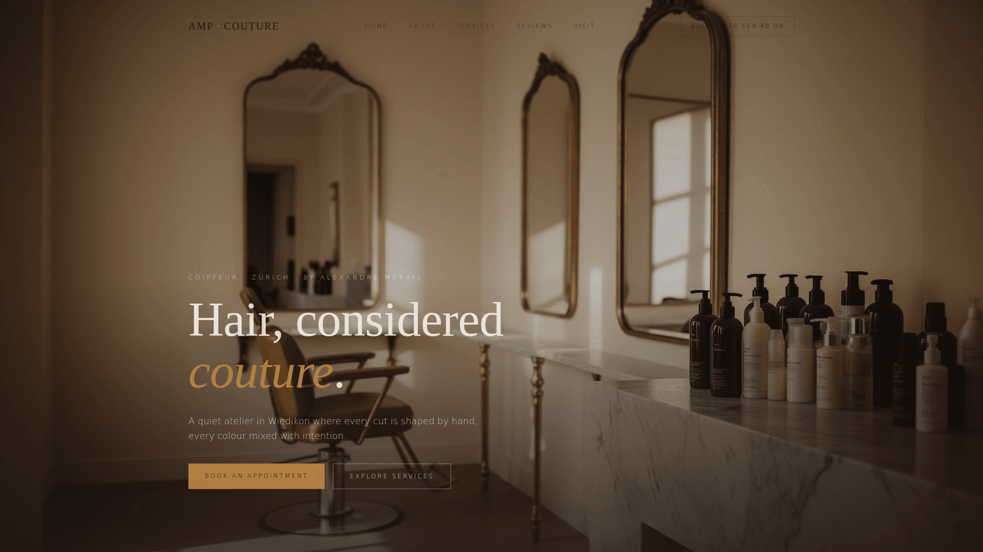 AMP Hair Couture | Alexandre Morais | Coiffeur Zurich — Coiffeur in Zürich (Bild 3)