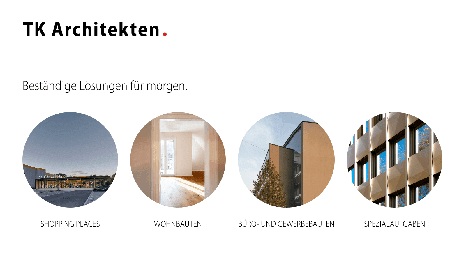TK Architekten AG — Architekt in Zürich