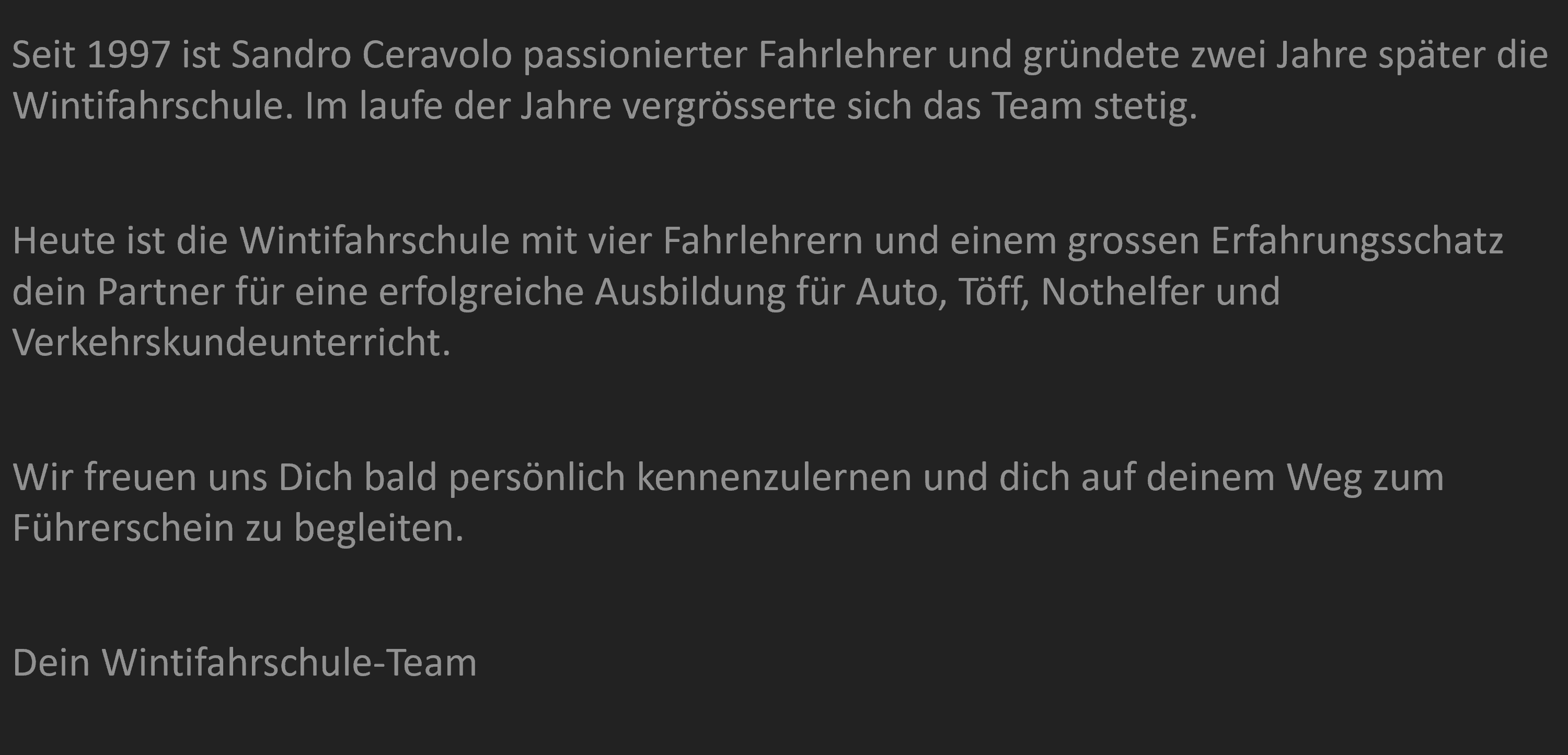 Wintifahrschule — Fahrschule in Winterthur (Bild 2)