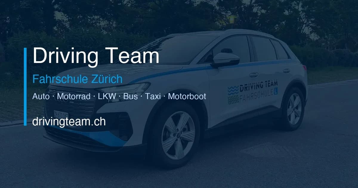 Fahrschule Uster | Driving Team | Auto - Motorrad ️ — Fahrschule in Uster (Bild 3)