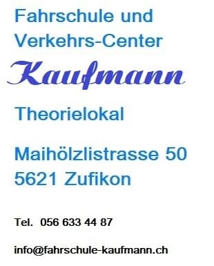 Fahrschule, VKU- und Theorie-Center Kaufmann — Fahrschule in Zufikon (Bild 2)