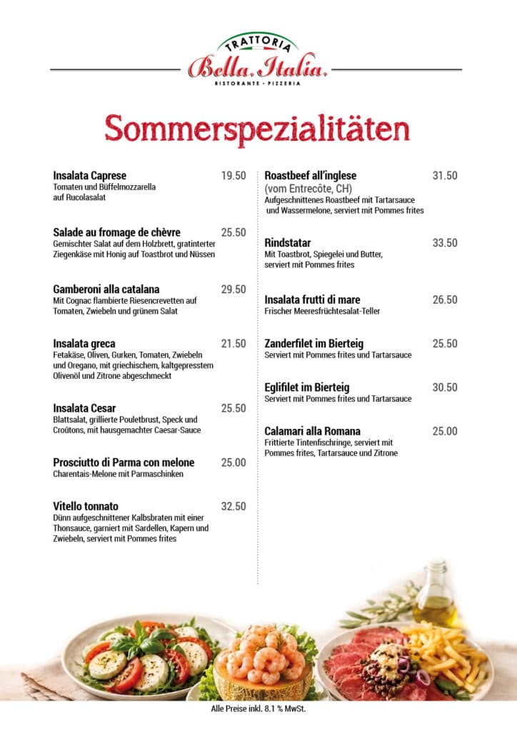 Trattoria Bella Italia - Italienisches Restaurant in Bern — Restaurant in Bern (Bild 3)