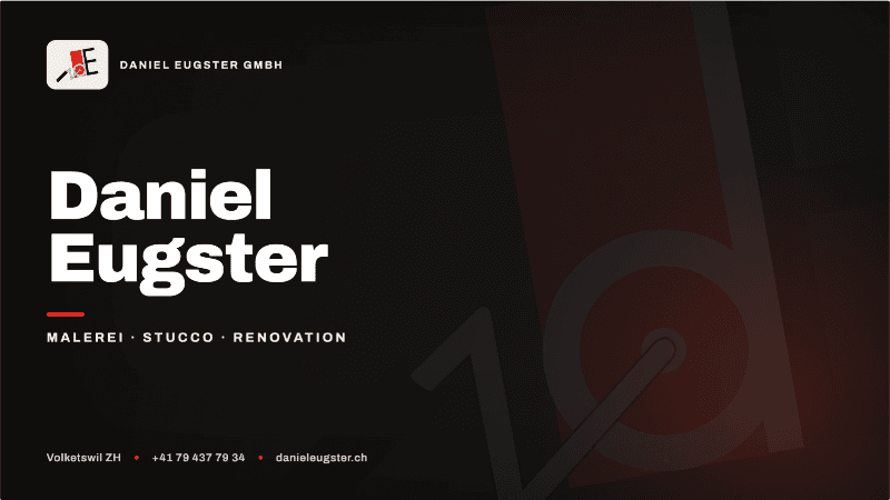 Daniel Eugster GmbH — Maler in Volketswil