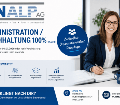 Analp AG — Metallbau in Zürich
