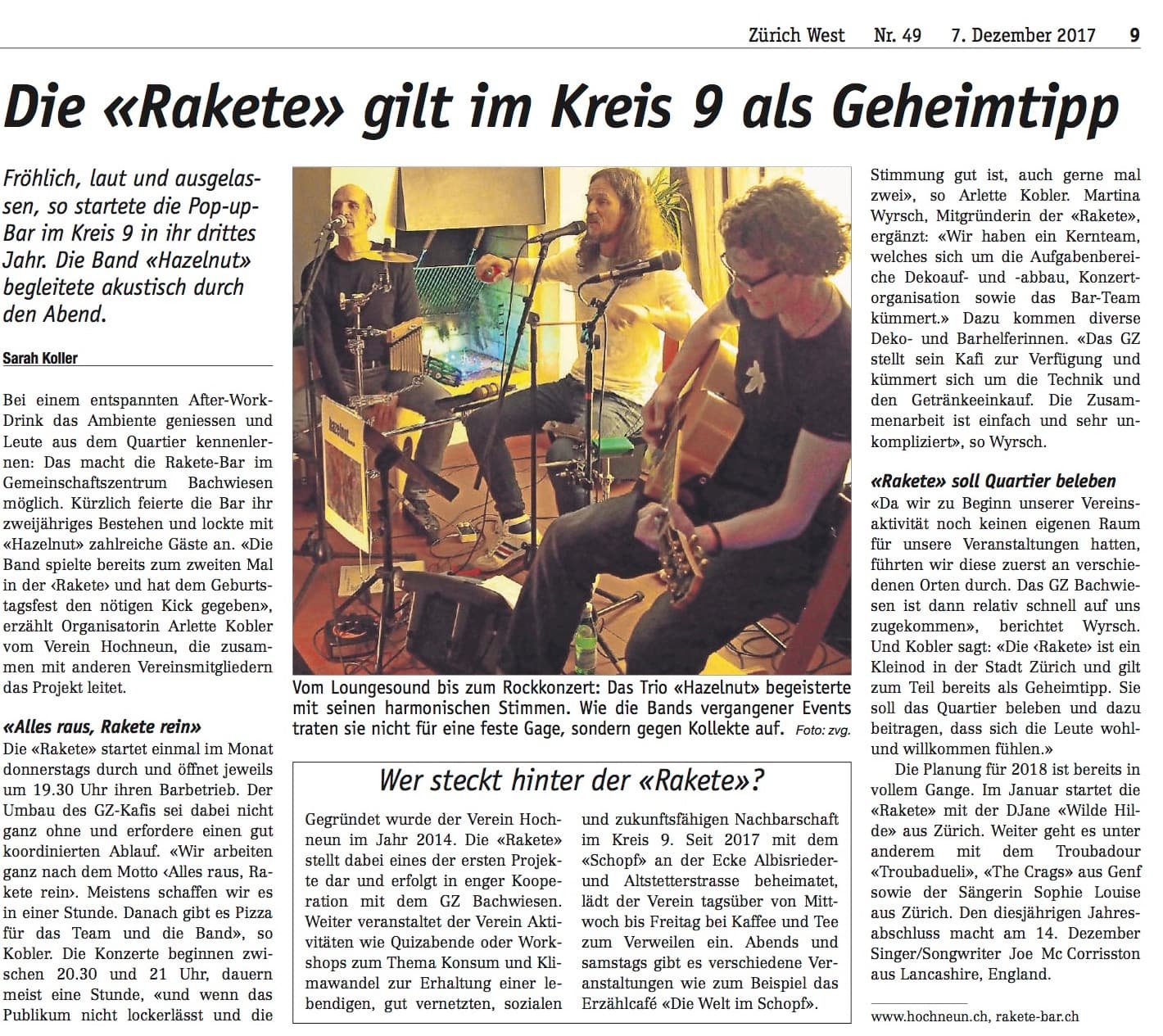 Rakete Bar — Bar in Zürich (Bild 2)