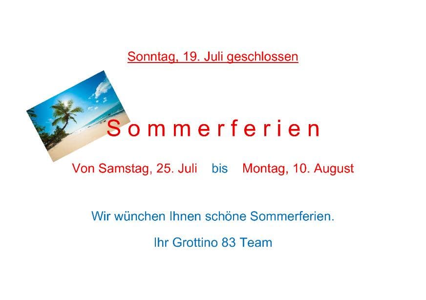 Ristorante Pizzeria Grottino 83 — Restaurant in Zürich (Bild 3)