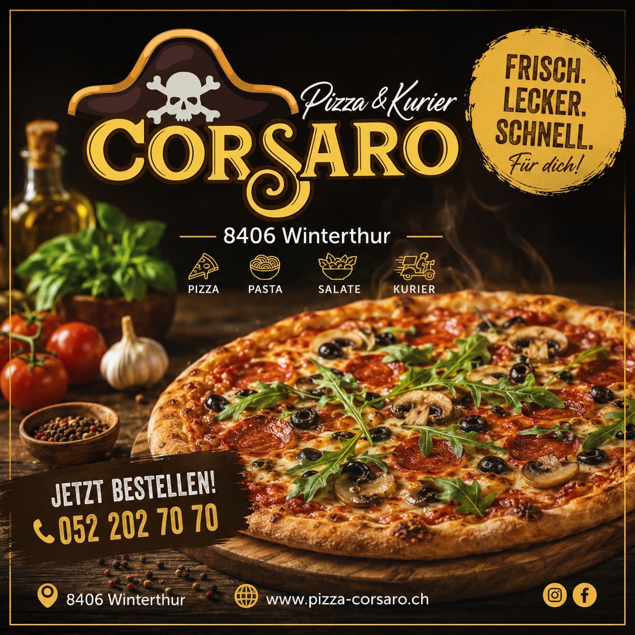 Corsaro Pizzakurier Winterthur — Pizzeria in Winterthur (Bild 3)