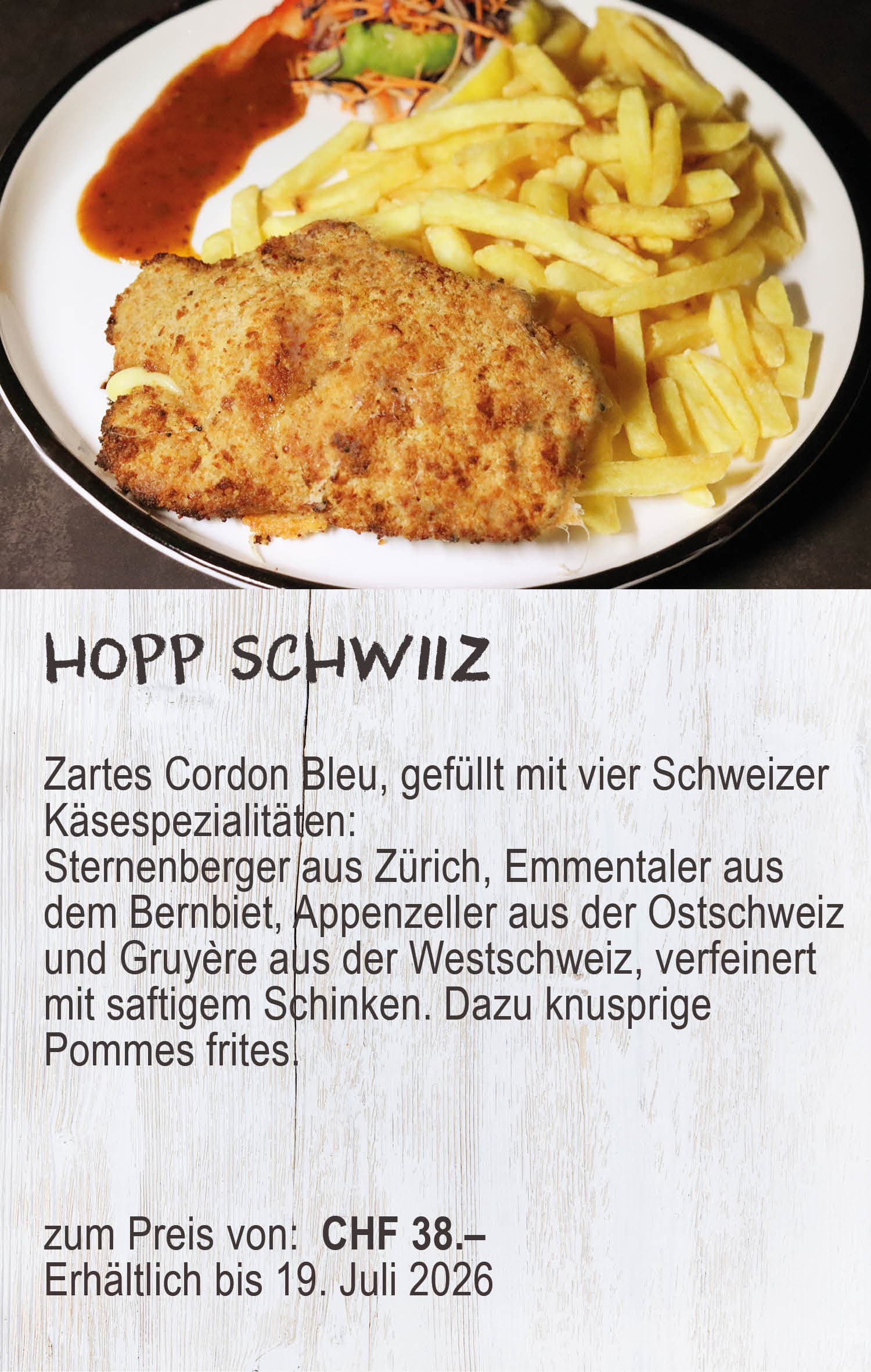 Restaurant Rebe Cordon bleu Spezialitäten — Restaurant in Neftenbach (Bild 2)