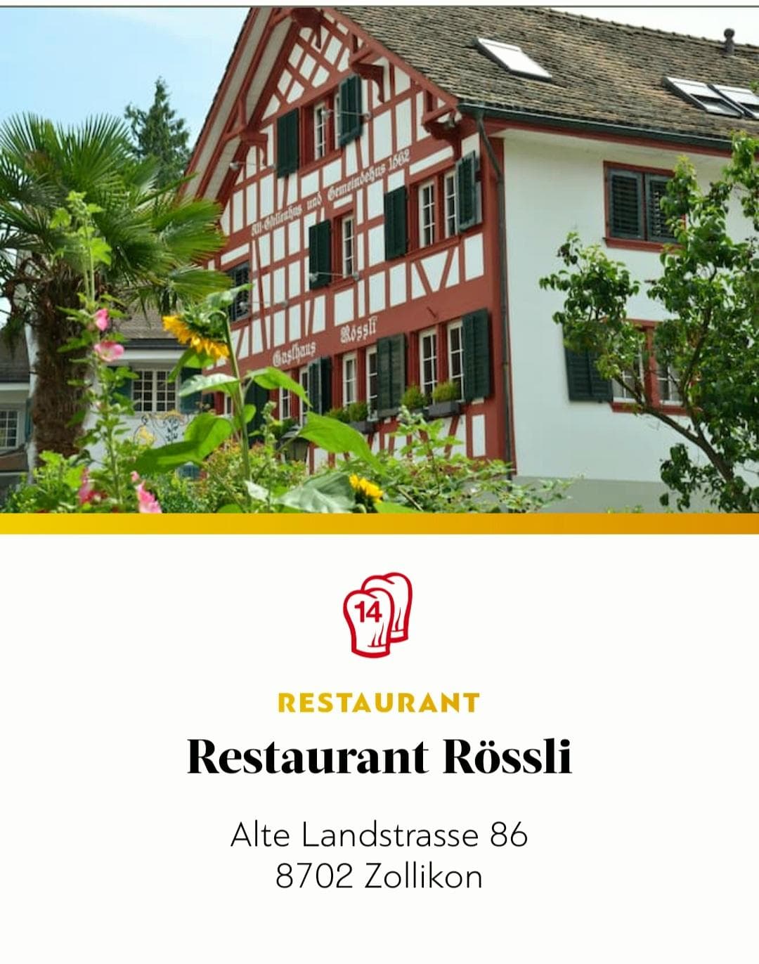 Rössli — Restaurant in Zollikon (Bild 2)