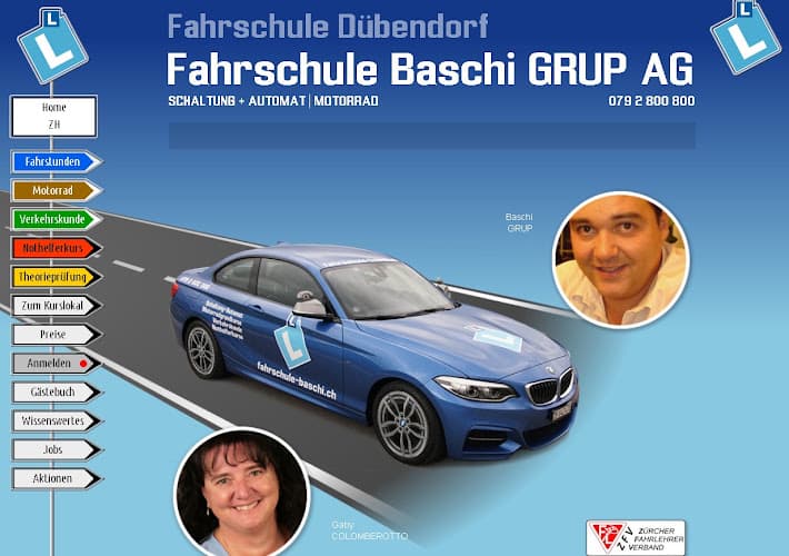Auto and motorcycle driving school Baschi GRUP AG — Fahrschule in Dübendorf