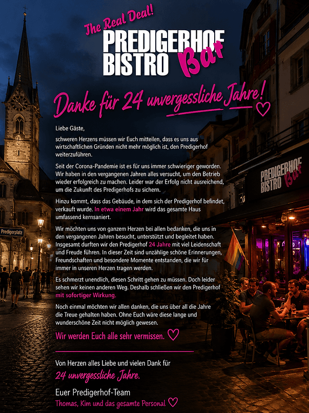 Predigerhof Bistro Bar — Bar in Zürich (Bild 3)