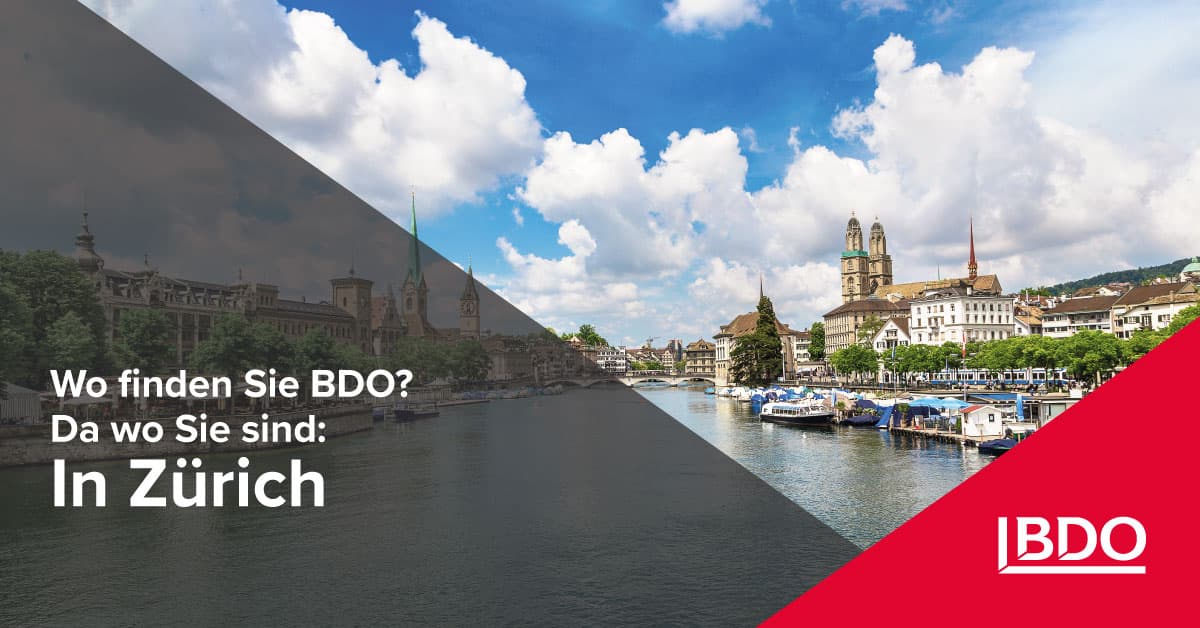 BDO AG Zürich - Wirtschaftsprüfung | Treuhand | Steuern | Unternehmensberatung — Unternehmensberatung in Zürich