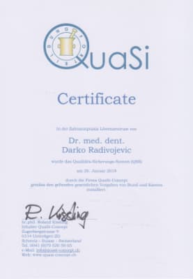 Dr.med.dent. Darko Radivojevic — Zahnarzt in Dietikon