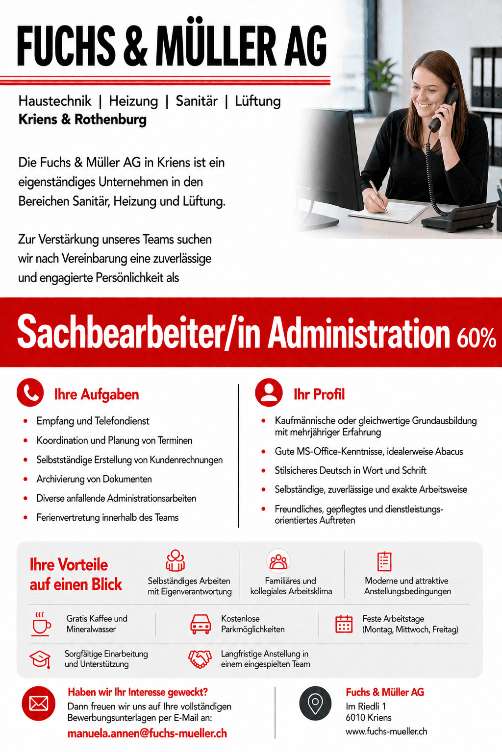 Fuchs & Müller AG — Heizung & Klima in Kriens (Bild 2)