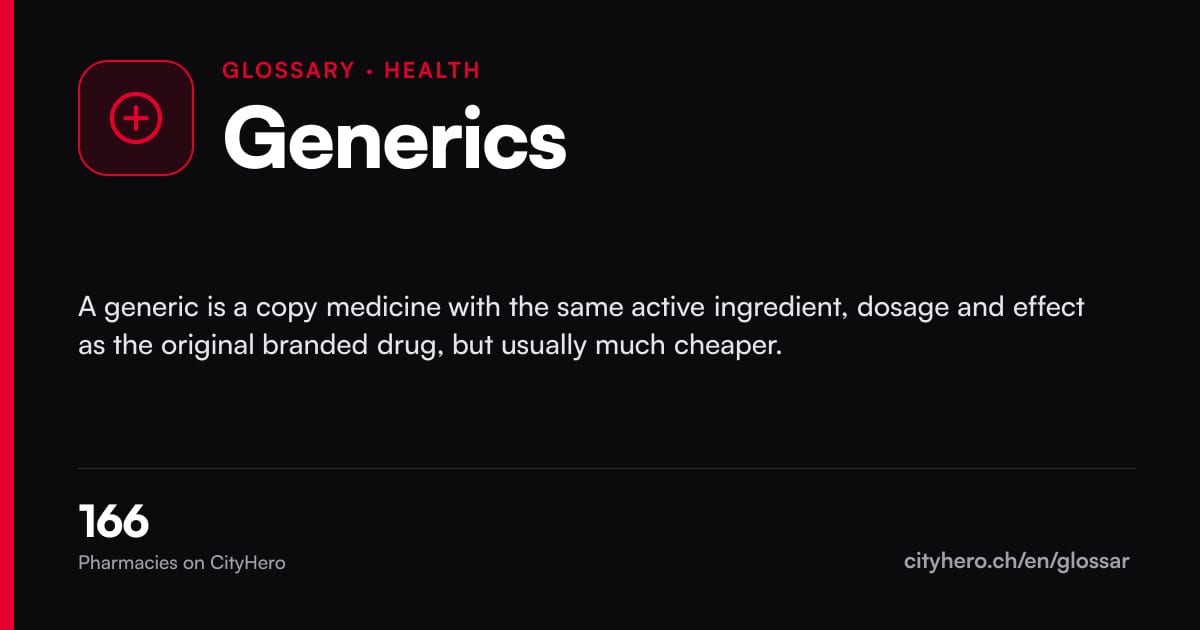 Generics: Gesundheit – CityHero glossary graphic