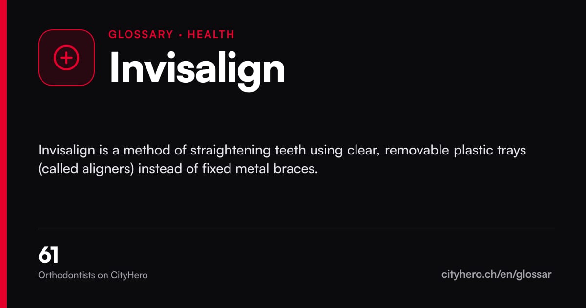 Invisalign: Gesundheit – CityHero glossary graphic