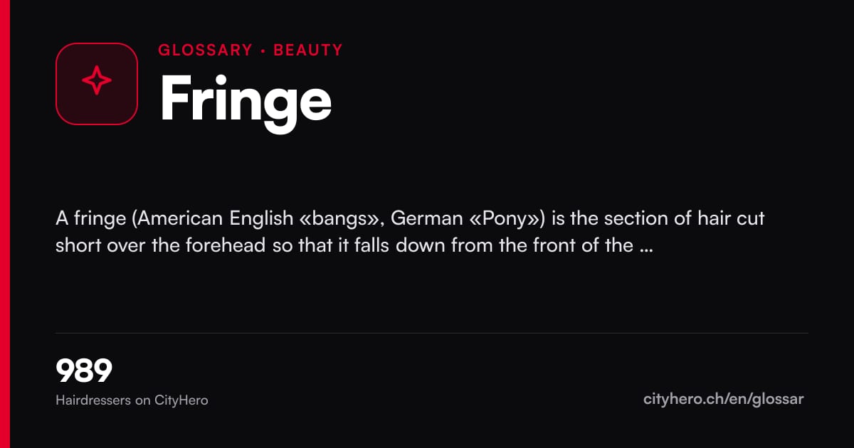 Fringe: Schönheit & Beauty – CityHero glossary graphic
