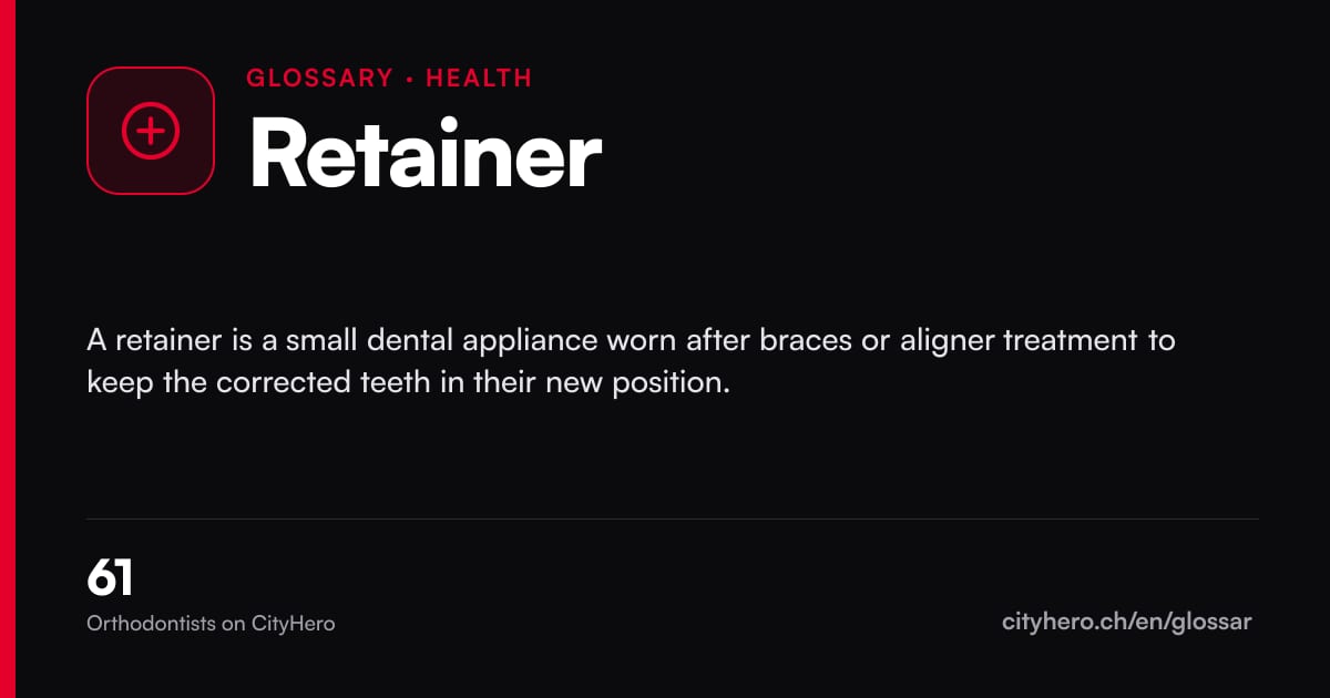 Retainer: Gesundheit – CityHero glossary graphic