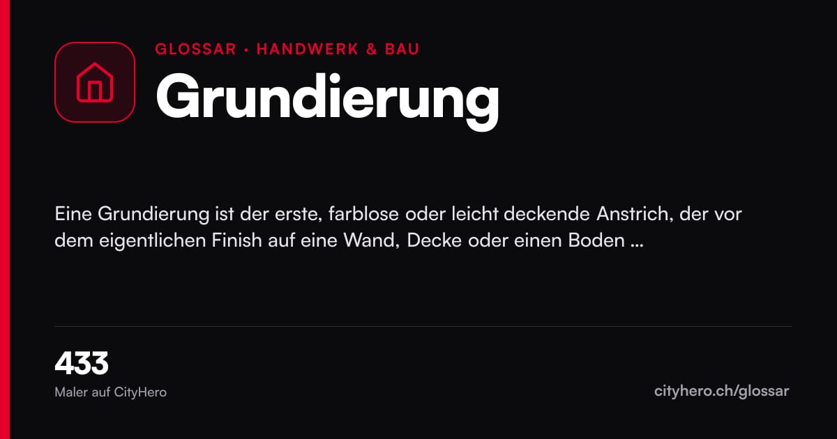 Grundierung: Handwerk & Bau – Grafik CityHero Glossar